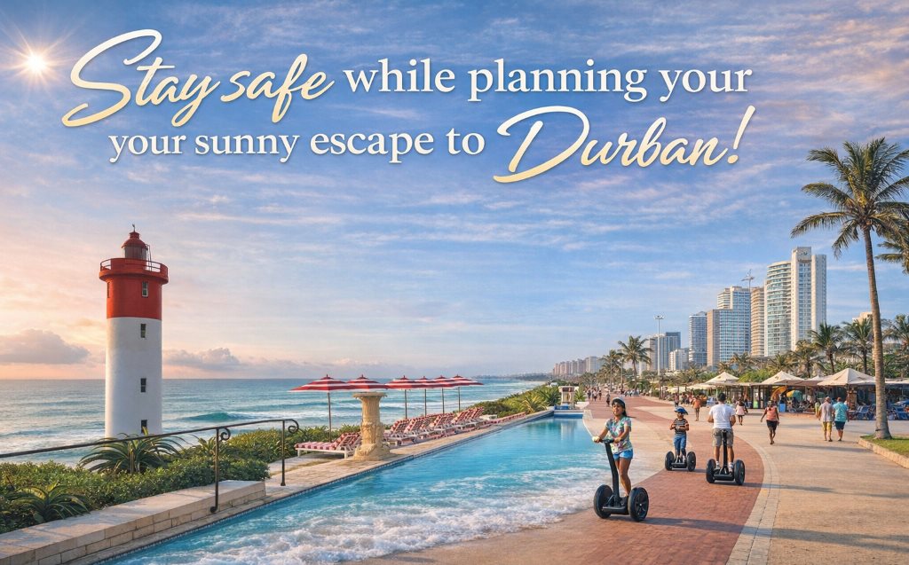Stay safe while planning your sunny escape to Durban!